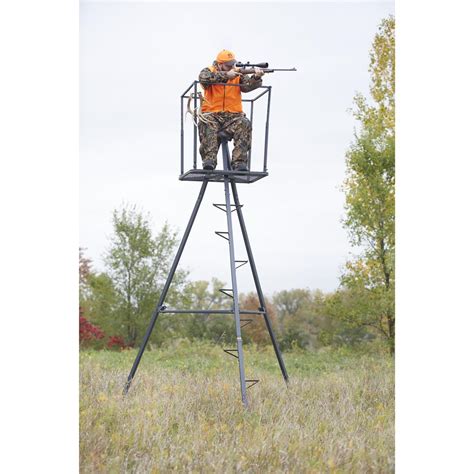 Some travel routes are preferred by the deer. . Best tripod deer stand